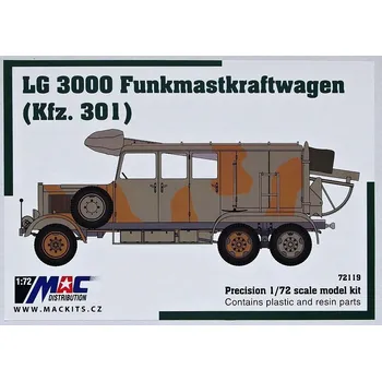 Plastikový model LG 3000 Funkmastkraftwagen (Kfz.301) - MAC 72119