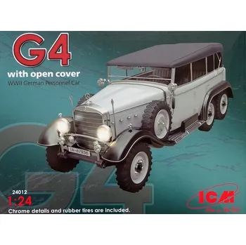 Plastikový model G4 with open cover (German Personnel Car) - ICM 24012
