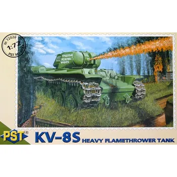 Plastikový model KV-8S Heavy tank - PST 72026