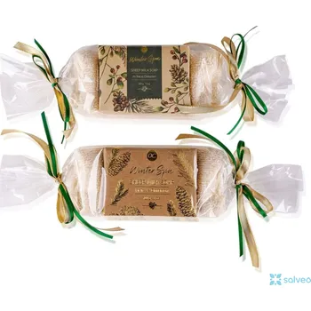 Mýdlo Set Mýdlo z ovčího mléka, rukavice na mytí Whinter Spa Accentra 100 g