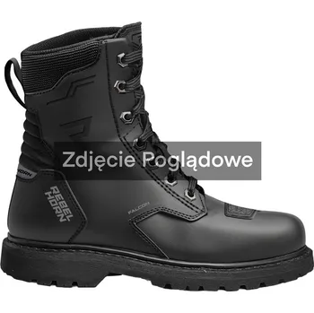 Moto obuv REBELHORN FALCON BLACK MOTORCYCLE BOOTS - 40