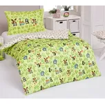 Matějovský povlečení bavlna Krtek na louce 140x200, 70x90 cm