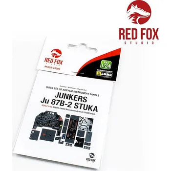 Plastikový model Junkers Ju 87B-2 Stuka (Trumpeter) - Red Fox Studio RFSQS-24008