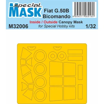 Plastikový model Fiat G.50B Bicomando MASK - Special Hobby M32006