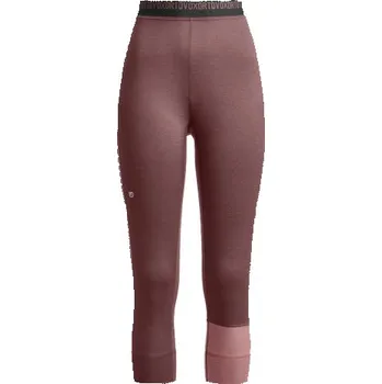 Dámské termoprádlo Dámské funkční kalhoty Ortovox 185 ROCK'N'WOOL SHORT PANTS - vínová XL