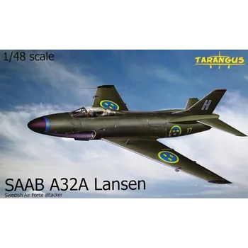 Plastikový model Saab A32A Lansen Swedish Air Force Attacker - Tarangus TA4801