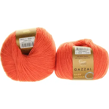 Příze Gazzal Baby Alpaca 46030 muškátová