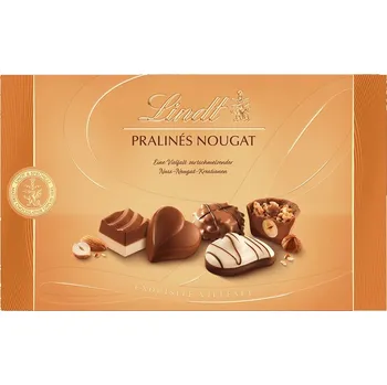 Cukrovinka LINDT Pralinés nougat 125g