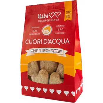 Cukrovinka Prada Sušenky srdíčka kukuřice, Prada, Trentino, 300g