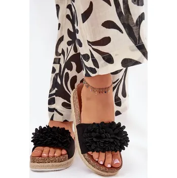 Dámské pantofle Pantofle Black Barva: Černá, Velikost: 41