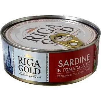 Sardiny v rajčatové omáčce 240g RIGA GOLD