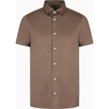 Pánská košile Košile EMPORIO ARMANI Chocolate Chip 1188383 M