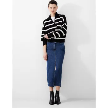 Dámský svetr Svetr French Connection Black Stripe 1186056 14 (L)