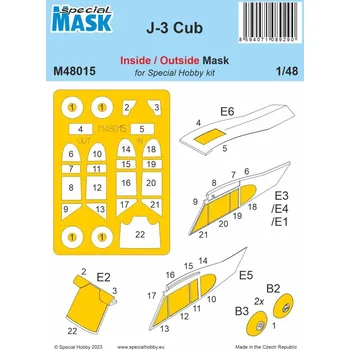 Plastikový model 1/48 J-3 Cub MASK - Special Hobby M48015