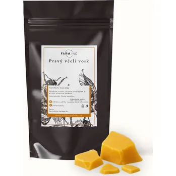 Výroba svíčky Farm.inc Pravý včelí vosk z Brdských lesů 250g
