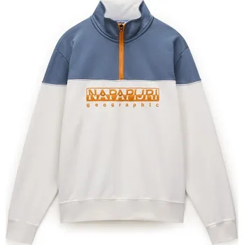 Pánská móda Mikina Napapijri White Whisper 1188495 S