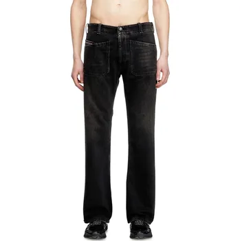 Pánské oblečení Džíny Diesel 02 Washed Black 1189322 32W R
