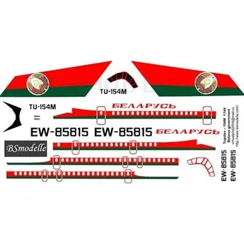 Plastikový model Obtisky Tupolev Tu-154M Belarus government - BSmodelle BSM144059