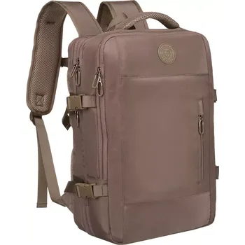 Městský batoh PETERSON Příruční funkční batoh PTN 24421 45x30x25 BEIGE s USB portem