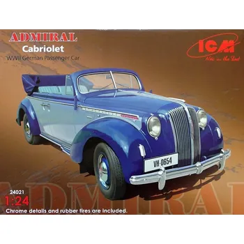 Plastikový model ADMIRAL Cabriolet (German Passenger Car) - ICM 24021