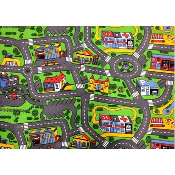 Koberec Dětský koberec City life: Kulatý 57 cm průměr