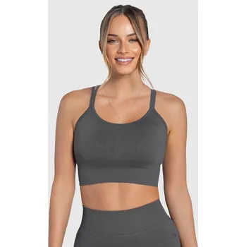 Podprsenka Dámská sportovní podprsenka Iron Aesthetics Ultimate, šedá : Barva - Šedá, Velikost - L