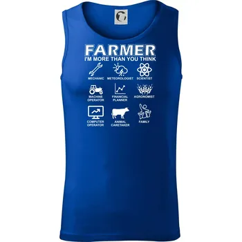 Farmer Symbols - Tílko pánské Core - 2XL ( Královská modrá )