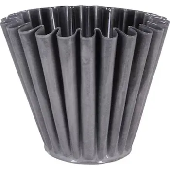 Květináč Kovový květináč Ronja - šedo-béžový - vel. M - Strömshaga AB - 1 ks