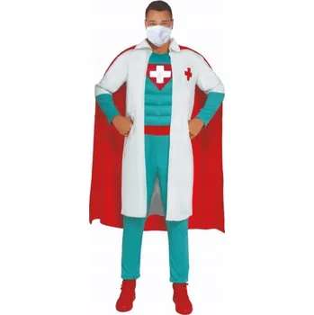 Karnevalový kostým KOSTÝM SUPER DOKTOR LÉKAŘ DOKTORA LÉKAŘE L