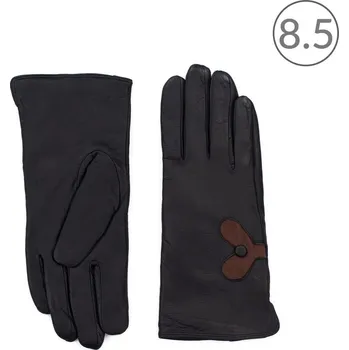 Rukavice Elegantní kožené rukavice Lyngen černé