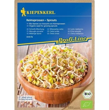 Semeno BIO Ostrá směs - bio semena na klíčení - 40&nbsp;g