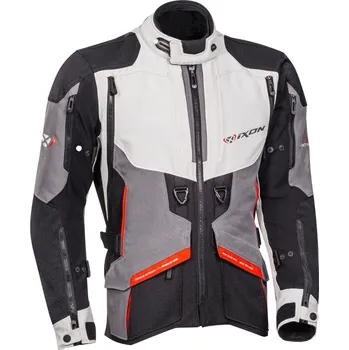 Moto bunda Pánská textilní bunda Ixon Ragnar grey 1047 Velikost: 4XL/62