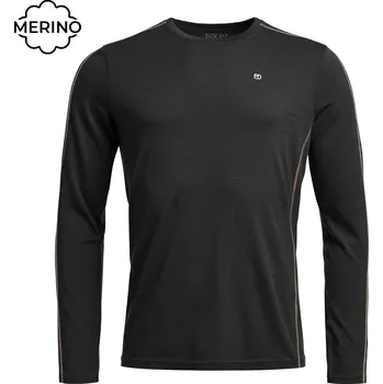 Tričko ORTOVOX 185 Rock'n'wool Long Sleeve black raven L 2026 - Odesíláme do 24 hodin