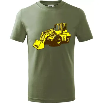 Chlapecké tričko HON UN 053 - Tričko dětské bavlněné - 98 cm / 2 roky ( Khaki )