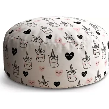 Taburet Sablio Taburet Circle Hlava jednorožce: 38x48 cm