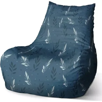 Sedací pytel Sablio Sedací vak Bean Modré klásky - 60 x 70 x 70 cm