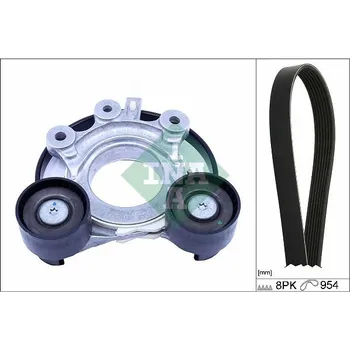 Sada žebrovaných klínových řemenů Schaeffler INA 529 0522 10