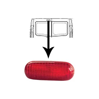 Zadní světlomet Přídavné brzdové světlo VAN WEZEL 3891929