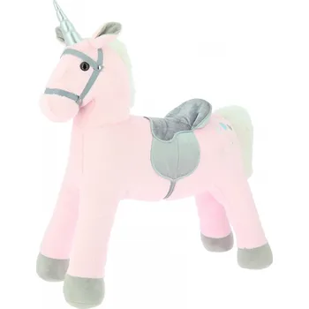 Hračka pro nejmenší EQUI-KIDS Koník jezdecký Equi-Kids, plyšový, pink unicorn