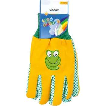 Pracovní oblečení Dětské pracovní rukavice Stocker - žluté - 1 pár