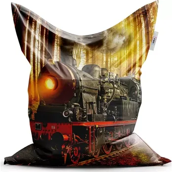 Sedací pytel Sablio Sedací vak Classic Lokomotiva 2 - 150x100 cm