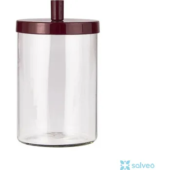 Svícen Svícen s úložnou sklenicí bordó IB Laursen 9 x 15,5 cm