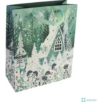 Taška dárková zimní 26 x 12 x 32 cm
