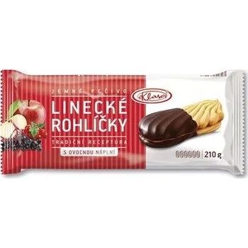 Cukrovinka Klasa linecké rohlíčky s ovocnou náplní 210g