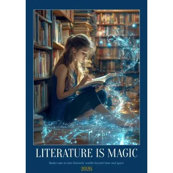 Diář Literature is Magic (Wall Calendar 2026 DIN A4 portrait), CALVENDO 12 Month Wall Calendar (EN)