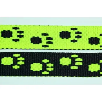 Popruh 15 mm tlapky neonově žlutá, barva viz.obrázek