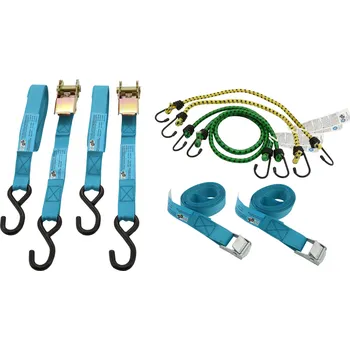 Upínací popruh autoDS Upínací sada 8ks TÜV/GS