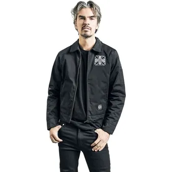 Pánská casual bunda West Coast Choppers Bunda Og Cross Lined Workjacket černá 3XL
