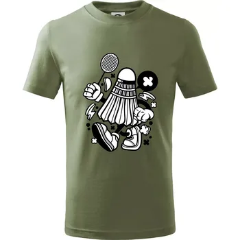 Chlapecké oblečení Badmintoňák - Tričko dětské bavlněné - 122 cm/6 let ( Khaki )