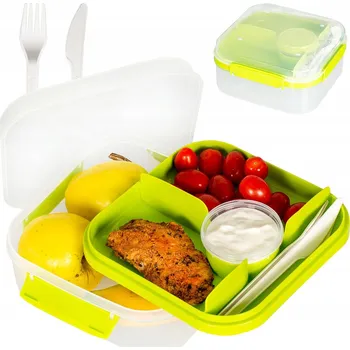 Svačinový box NÁDOBA NA POTRAVINY KRABIČKA NA JÍDLO SVAČINOVÝ BOX LUNCHBOX